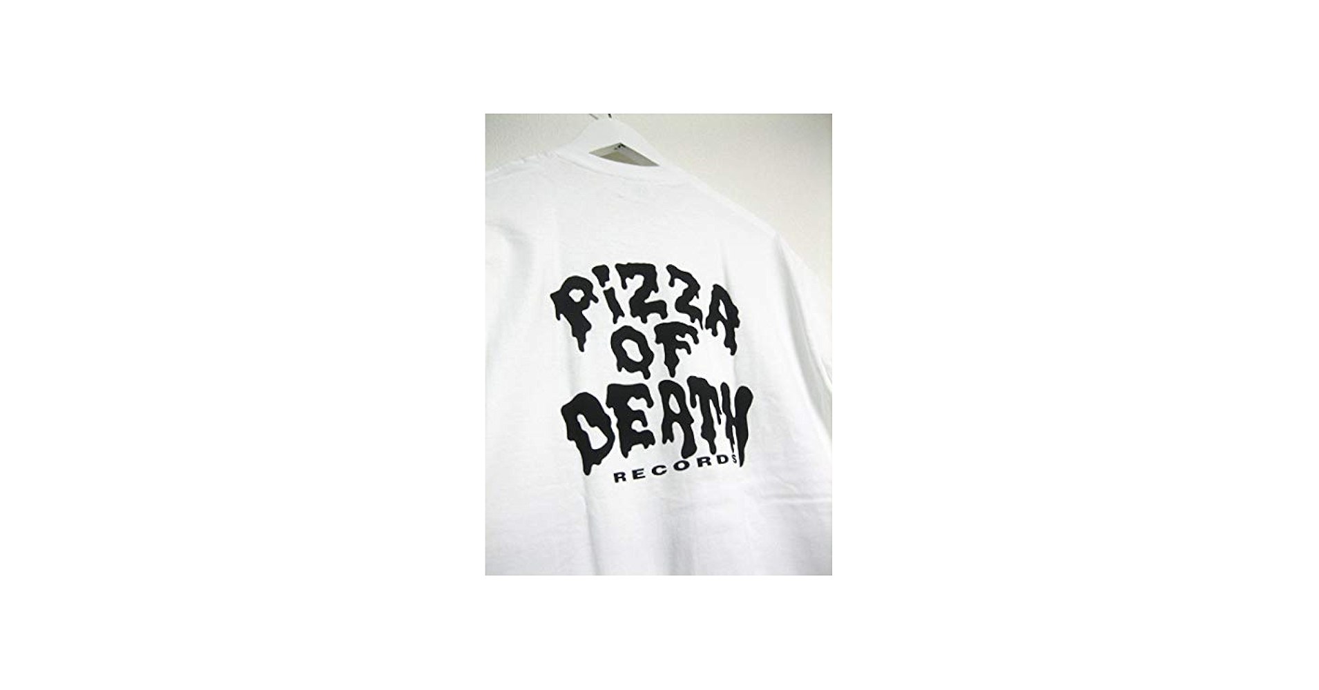 Amazon.co.jp: pizza of death T-shirt Size: M White Hi-STANDARD Ken