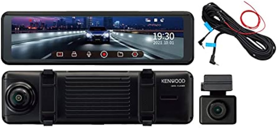 Amazon.co.jp: ケンウッドDRV-EM3700+CA-DR550デジタルルームミラー型