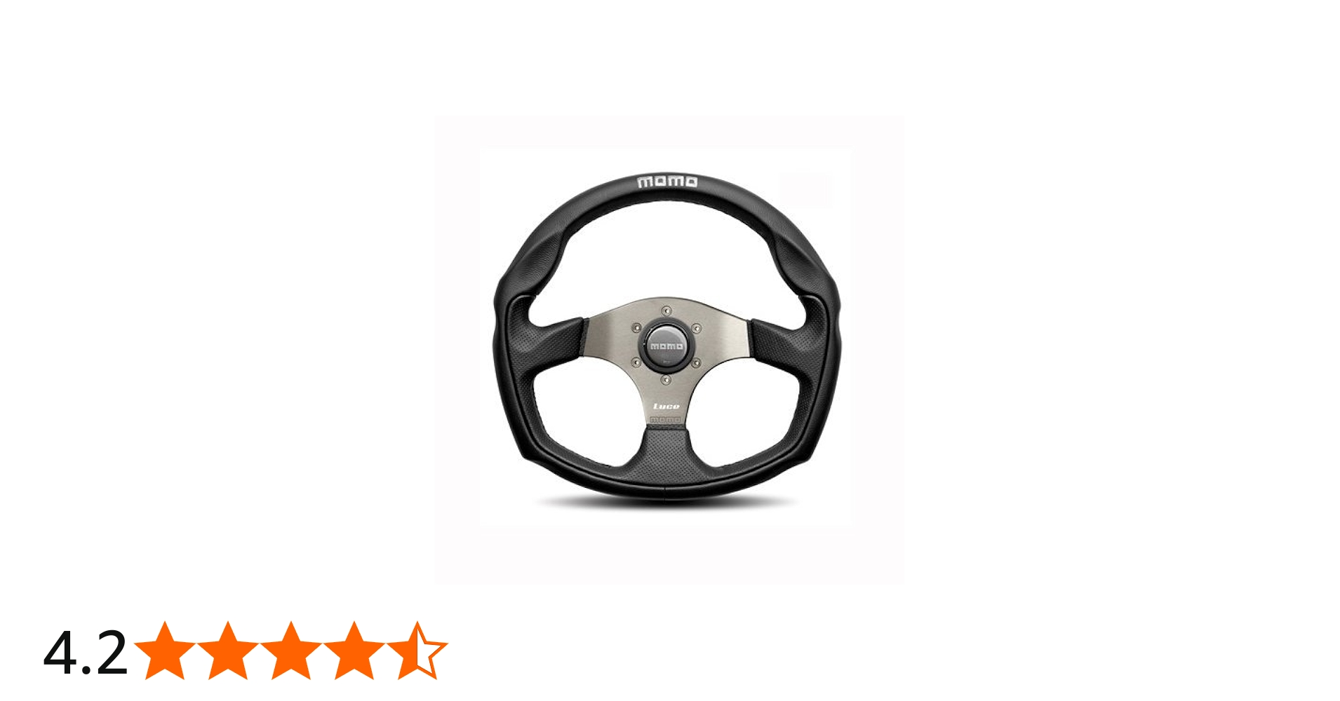 Amazon | MOMO(モモ) ステアリング ルーチェ 35パイ BK L-1