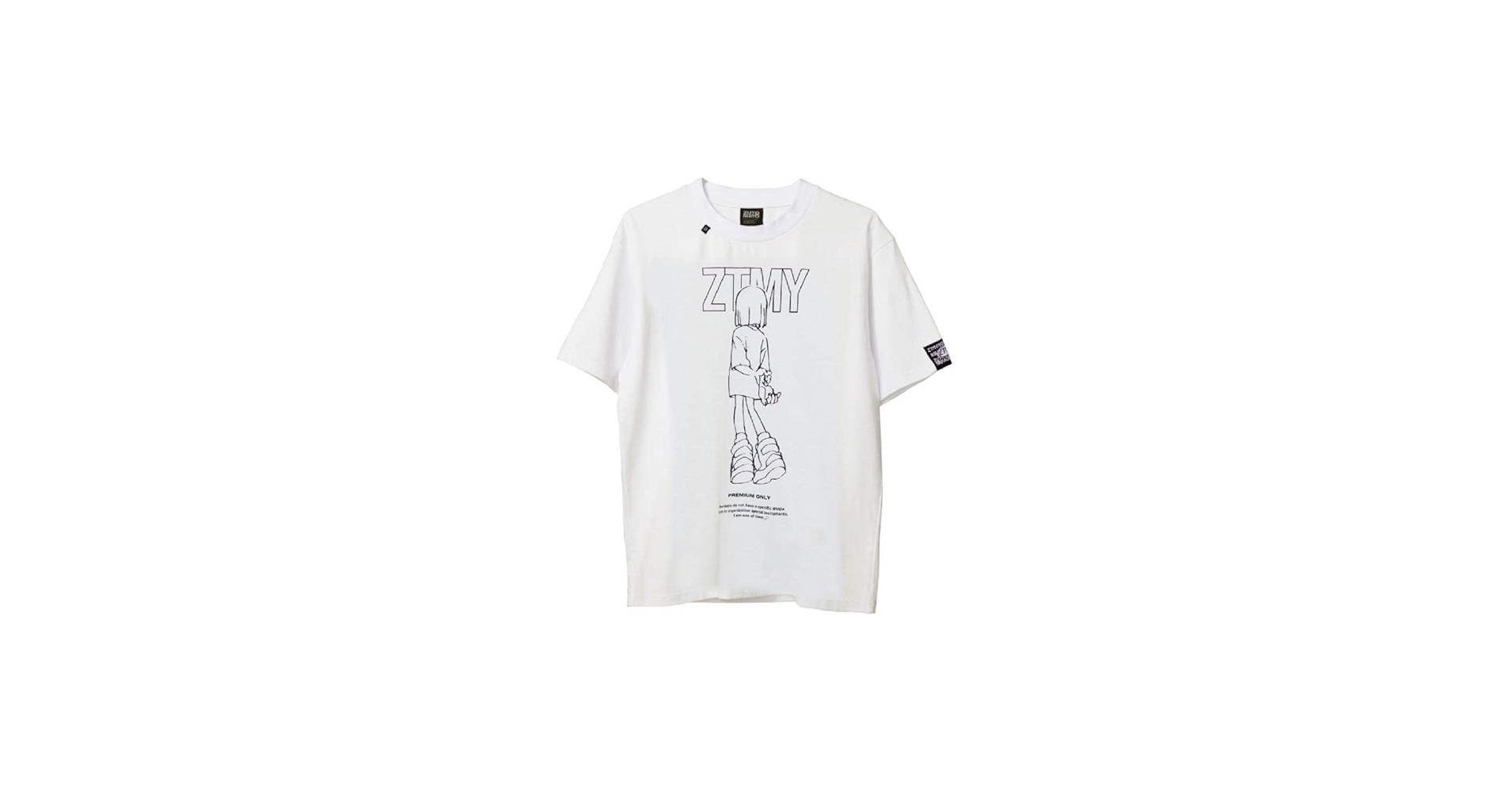 Amazon | ずっと真夜中でいいのに Re ZTMY NIRA TEE WHITE M | Tシャツ