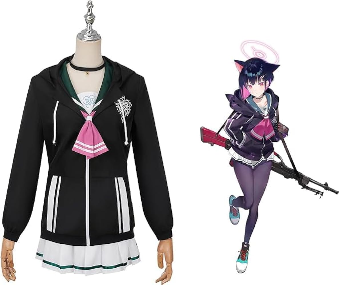 Amazon.co.jp: [yofab] ブルアカ コスプレ衣装 杏山カズサ 制服