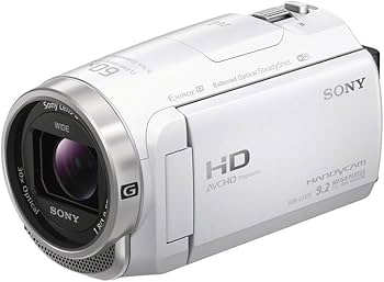 Amazon | SONY ビデオカメラHDR-CX675 32GB 光学30倍 ホワイト