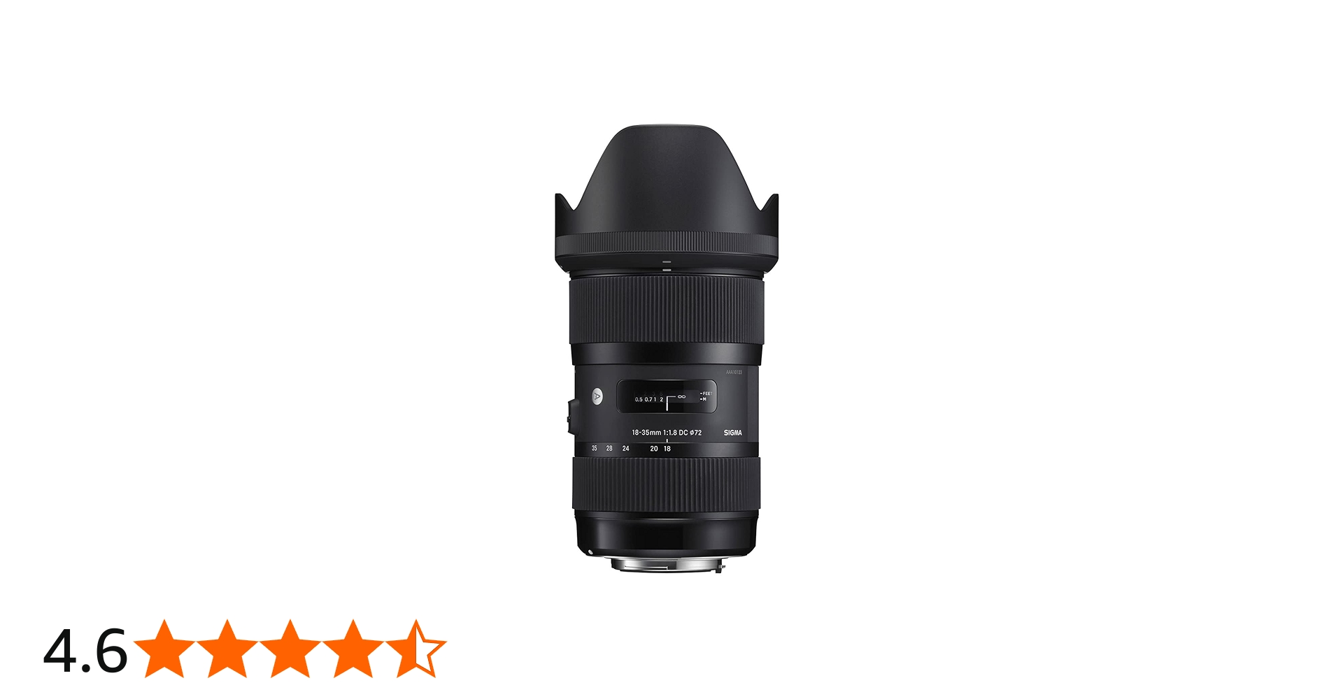 Amazon.co.jp: シグマ(Sigma) レンズ 18-35mm F1.8 DC HSM Nikon