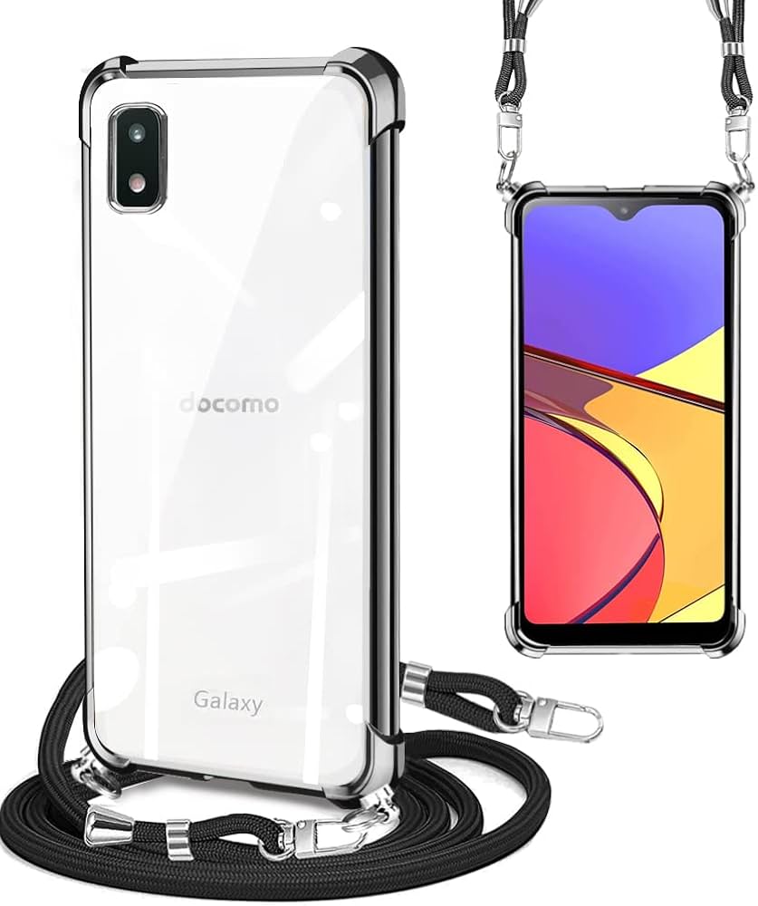 Amazon.co.jp: PAILAIMEN Galaxy A21 ケース クリア ショルダー