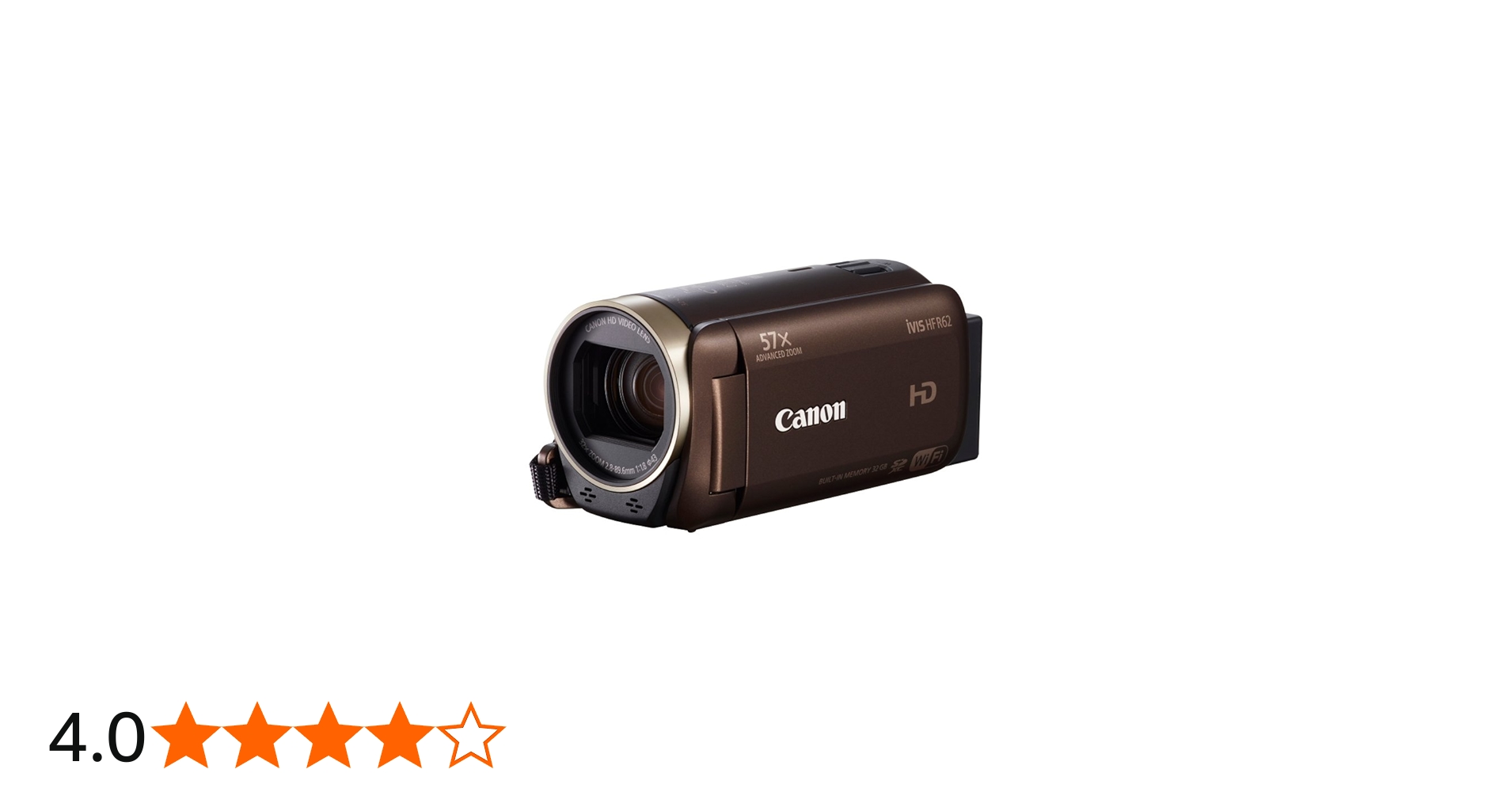 Amazon.co.jp: Canon デジタルビデオカメラ iVIS HF R62 光学32倍