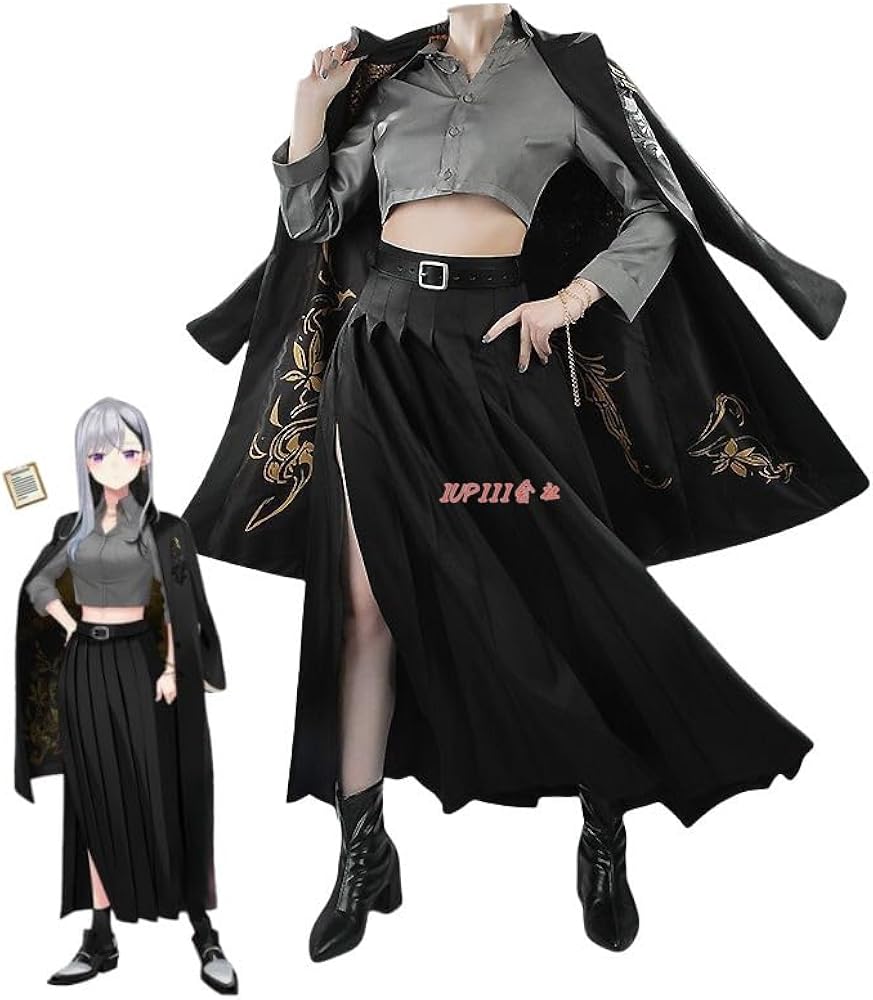 Amazon.co.jp: [よきま] VTuber 七次元生徒会樋口楓ウィッグ、靴付き