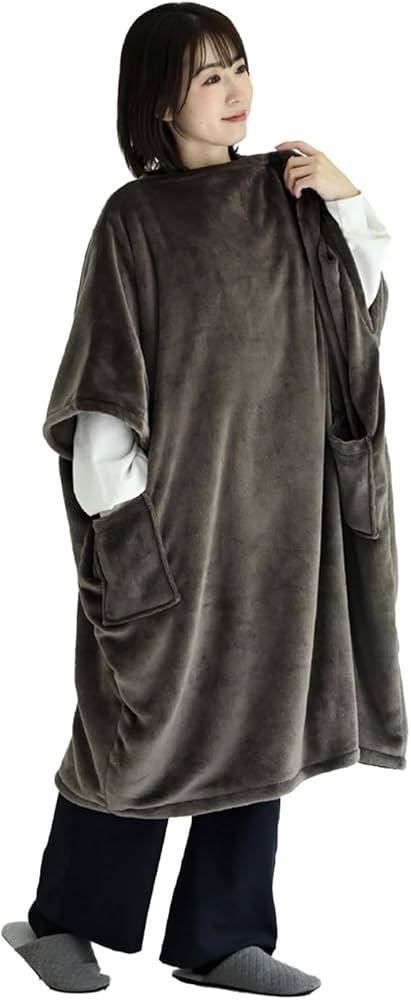 YAMAZEN USB着る電気毛布 YXPD-15 135-180cm ブラウン YAMAZEN USB着る