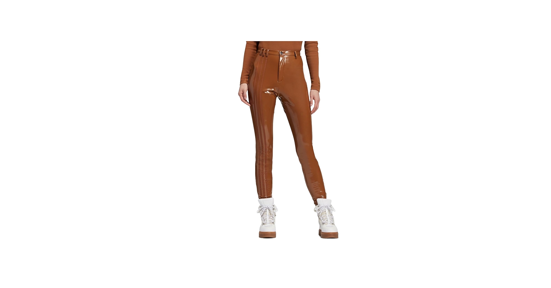 Amazon.com: ADIDAS X Ivy Park Women's Latex Pants, Wild Brown, 4X