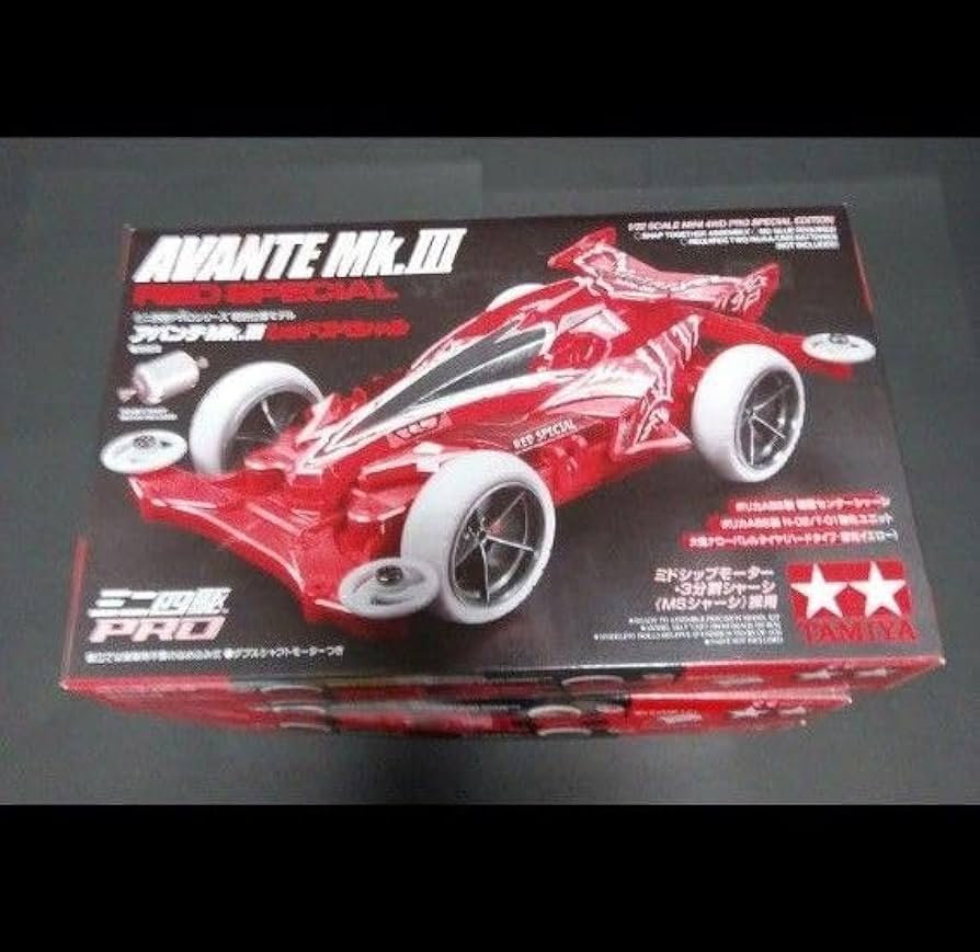 Amazon | tamiya アバンテ Mk3 レッドスペシャル 4セット ミニ四駆