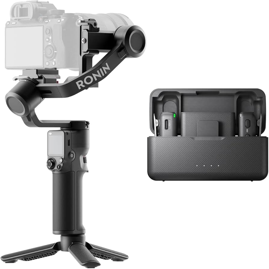 Amazon.com : DJI RS 3 Mini + DJI Mic (2 TX + 1 RX + Charging Case