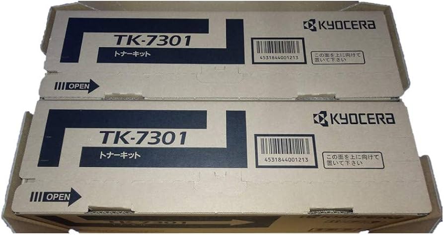 Amazon.co.jp: 京セラ トナーカートリッジTK-7301 2本セット 純正品