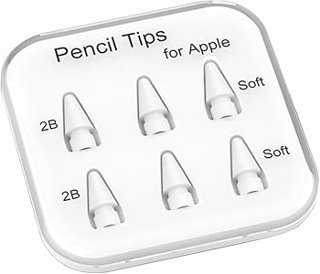 Amazon.com: Peilinc 2B Double Soft Pencil Tips - for Apple Pencil