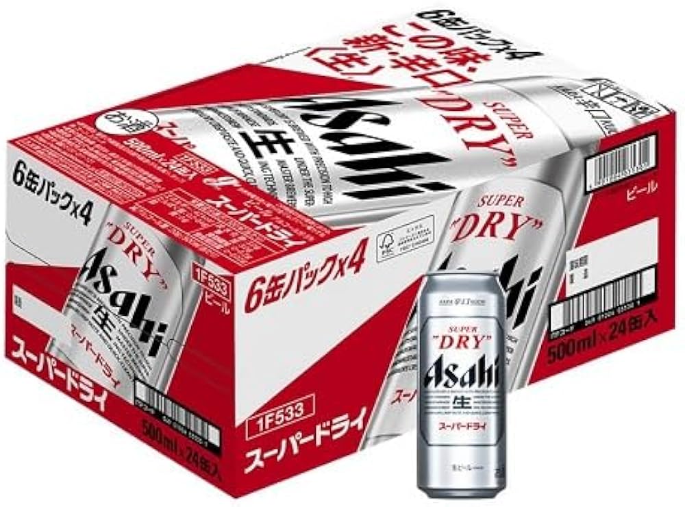 Amazon.co.jp: アサヒ スーパードライ 500ml 1ケース(24缶入) : 食品