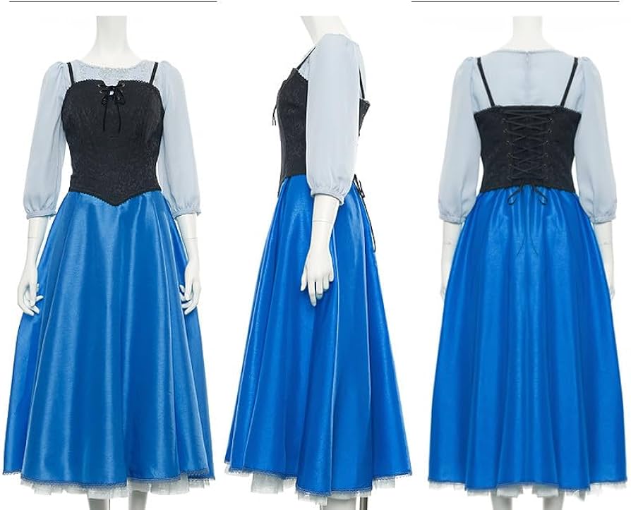 Amazon.co.jp: アリエル キスザガール 初期 仮装 ドレス コスプレ 衣装