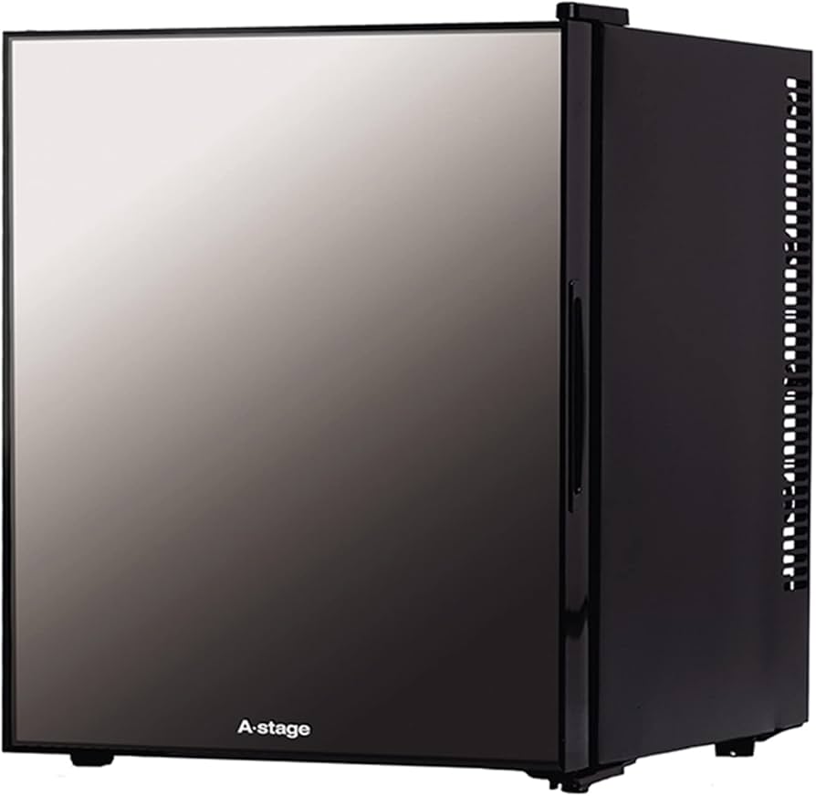 A-stage 1ドアミラーガラス冷蔵庫 32L 20年製 A-stage 1ドアミラー