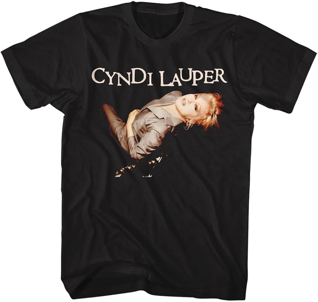 Amazon.com: Cyndi Lauper Suit Photo Adult Short Sleeve T Shirt