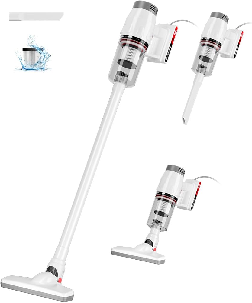 Amazon | 掃除機 コード式【38000Pa超強吸引・1.1kg超軽量・静音設計