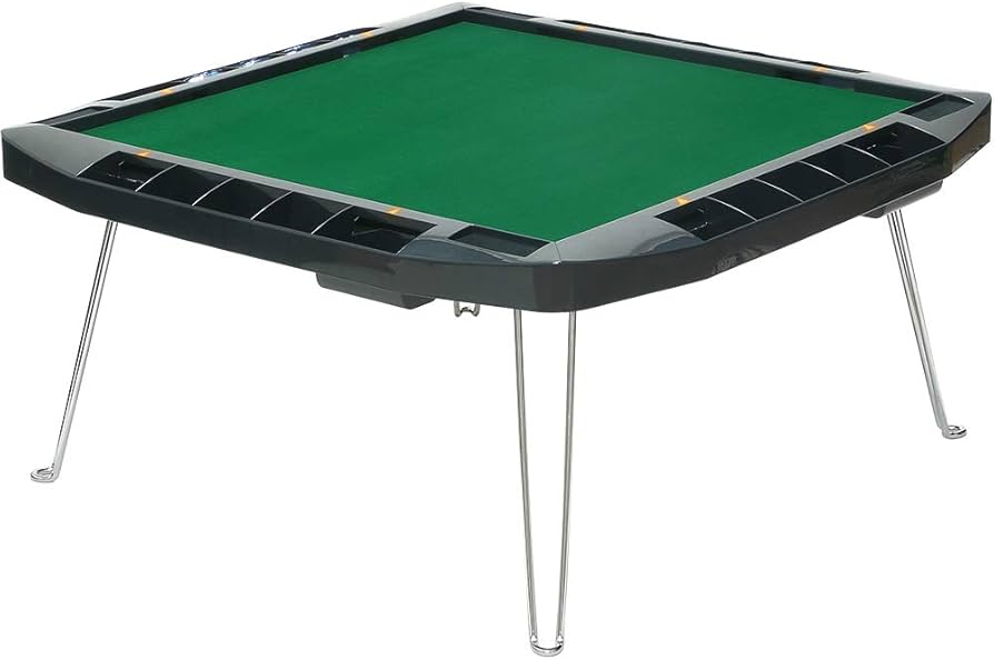 Amazon.co.jp: 瞬間点棒収納システム搭載 折りたたみ式手積麻雀卓「ぽ