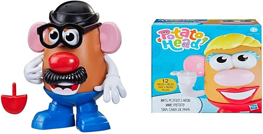 Mr. & Mrs. Potato Head Classic Toy Set for Kids Ages 2 and Up - 25