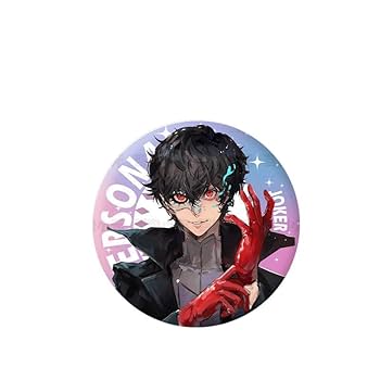 ペルソナ5ザロイヤル ゲーマーズ特典 缶バッジ 主人公 ジョーカー