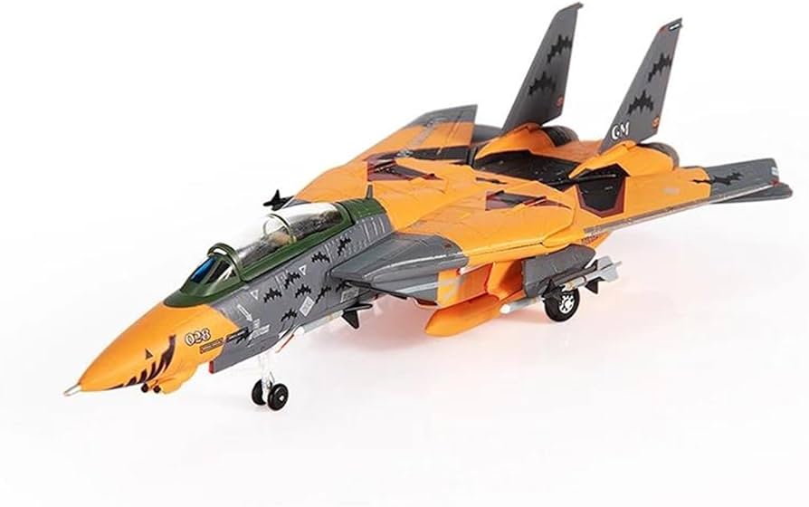 Amazon | 飛行機模型飛行機おもちゃの飛行機模型 1/144 スケール F14D