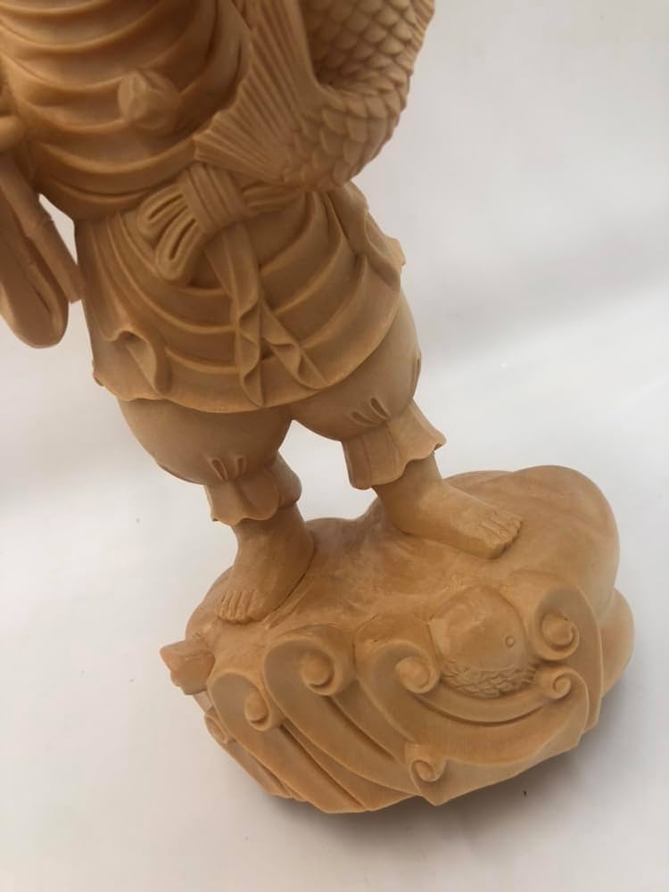 Amazon｜【dsdsad】恵比寿様大黒様のセット 木彫り仏像 □縁起物 置物