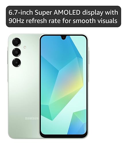 Amazon.com: SAMSUNG Galaxy A16 4G (SM-A165M/DS), 128GB 6GB RAM