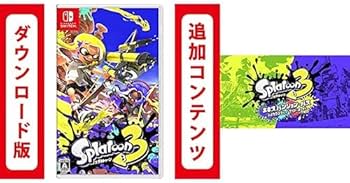 Amazon.co.jp: スプラトゥーン3 |オンラインコード版 + 【Switch用追加
