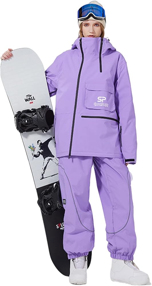 Amazon.co.jp: スキーウェア メンズ スノーボード ウェア 上下セット