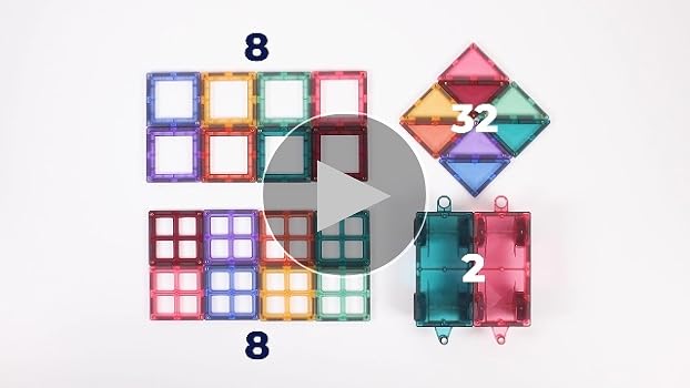 Amazon.com: Connetix Magnetic Tiles Pastel Mega Pack, 202 Pieces