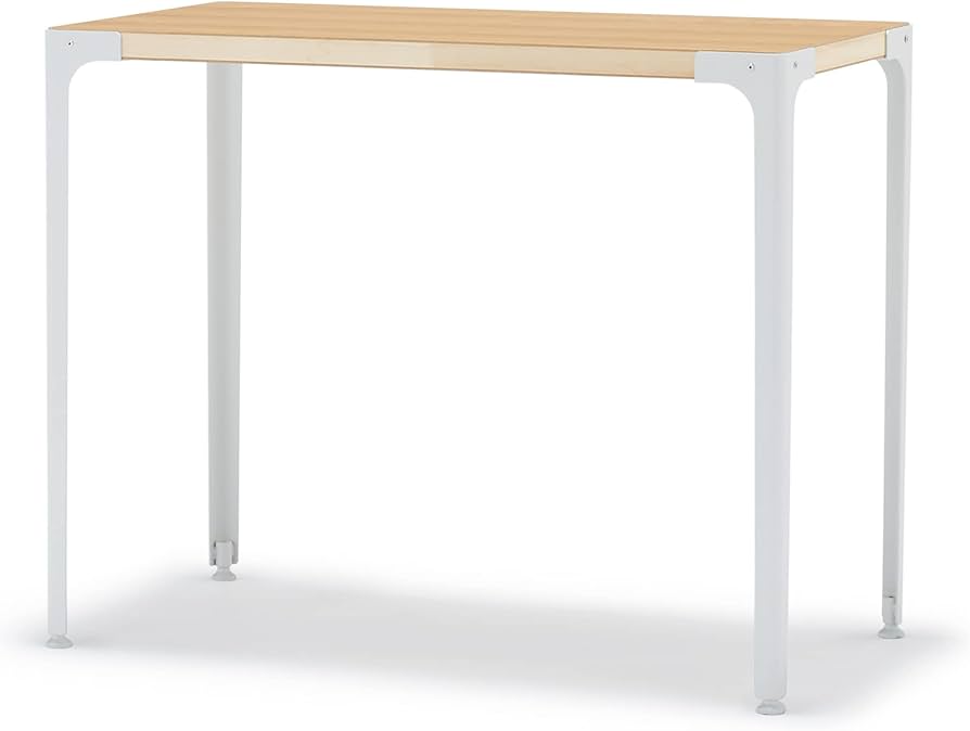 Amazon.co.jp: 無印良品 木製デスク 幅90×奥行45×高さ72cm スチール脚