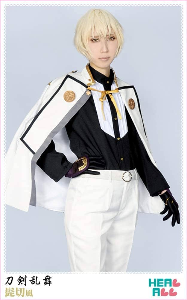 Amazon.co.jp: 和顺の动漫刀剣乱舞 髭切風 コスプレ衣装 (L, 男) : ホビー