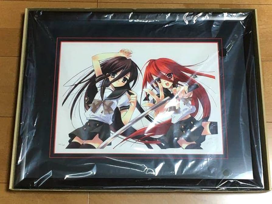 灼眼のシャナ 版画 複製原画 直筆サイン 100限定 灼眼のシャナ 版画