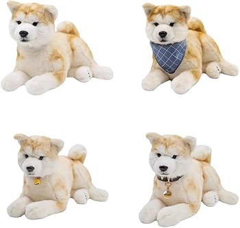 Amazon.co.jp: ハイシミュレーション秋田犬 ぬいぐるみリアル 本物