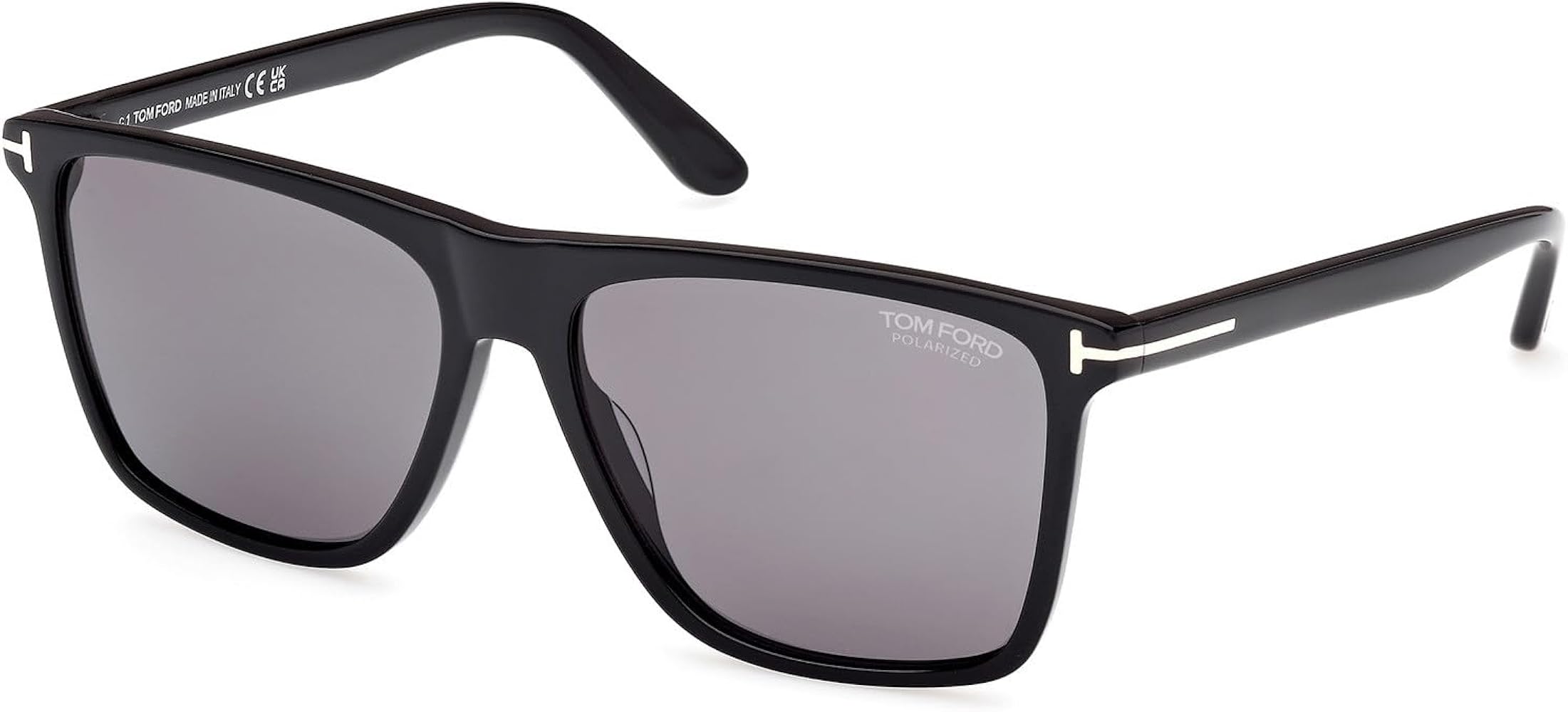 Amazon.com: Tom Ford Fletcher Polarized Smoke Square Men's
