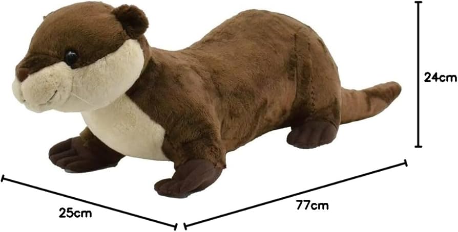 Amazon.co.jp: 山二 ビッグぬいぐるみ カワウソ 11507 : おもちゃ
