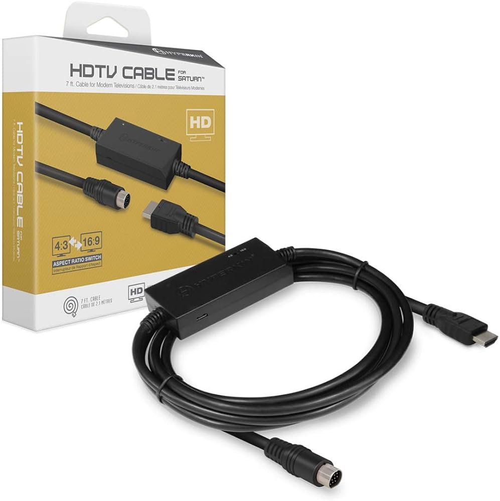 Amazon | HYPERKIN HDMI変換ケーブル サターン専用 HDTV CABLE For