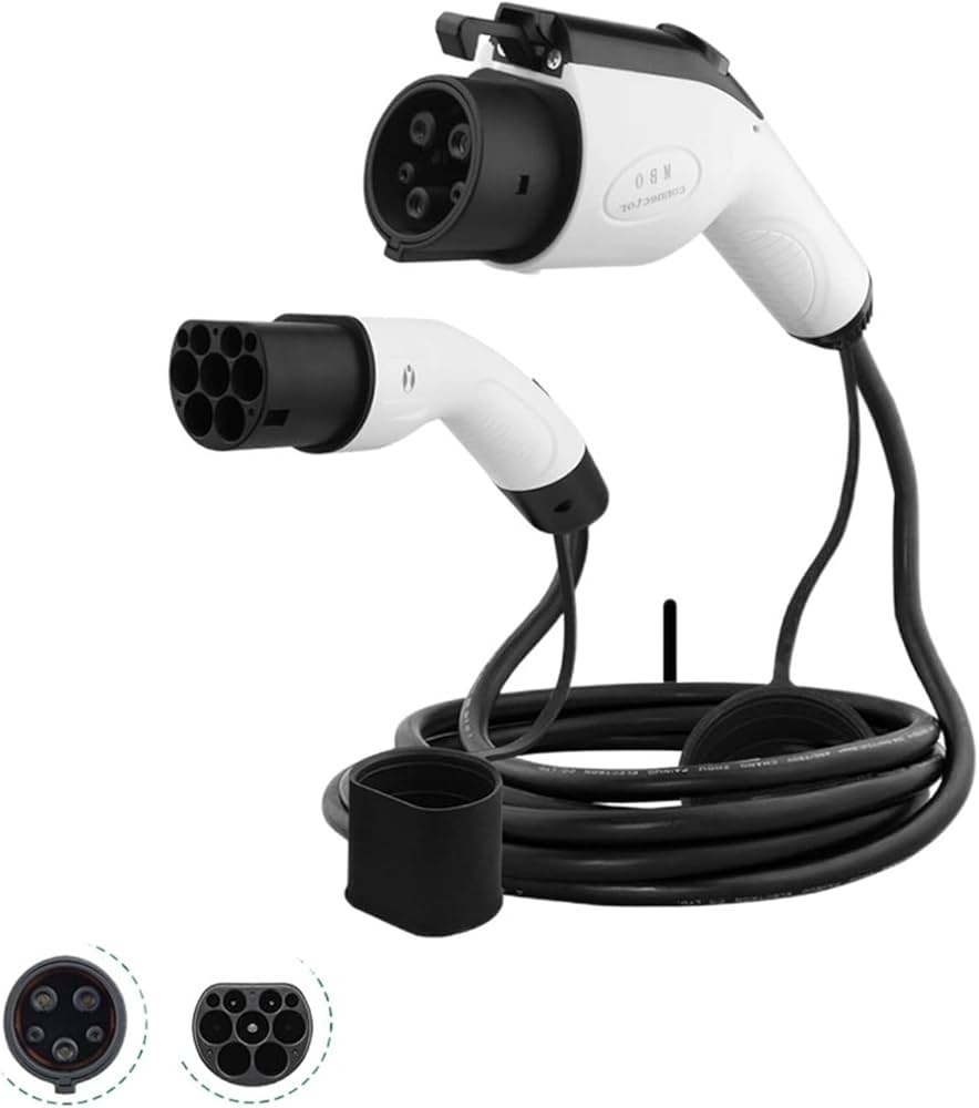 Amazon.co.jp: ev充電器 EV 充電ケーブル J1772 Type1 から Type2 メス