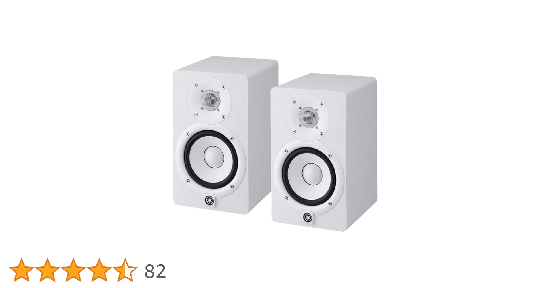 YAMAHA HS5-W 2台セットYAMAHA HS5 W ペア 2つセット 箱・梱包材付き