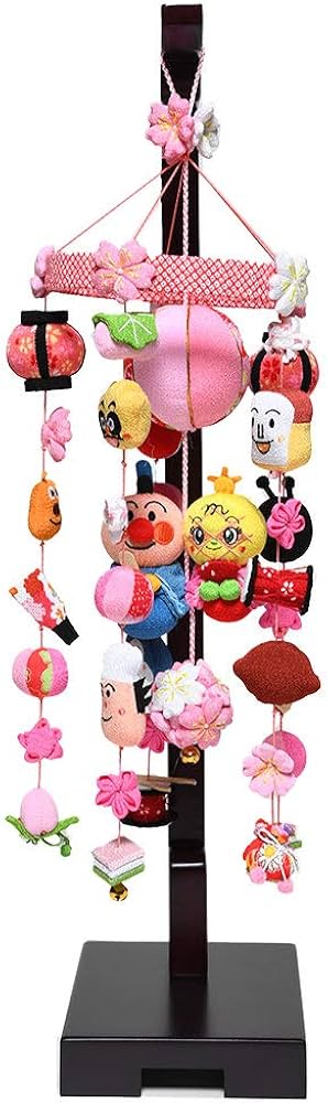 Amazon | 【雛人形】つるし雛 【アンパンマン吊るし雛】ちりめん