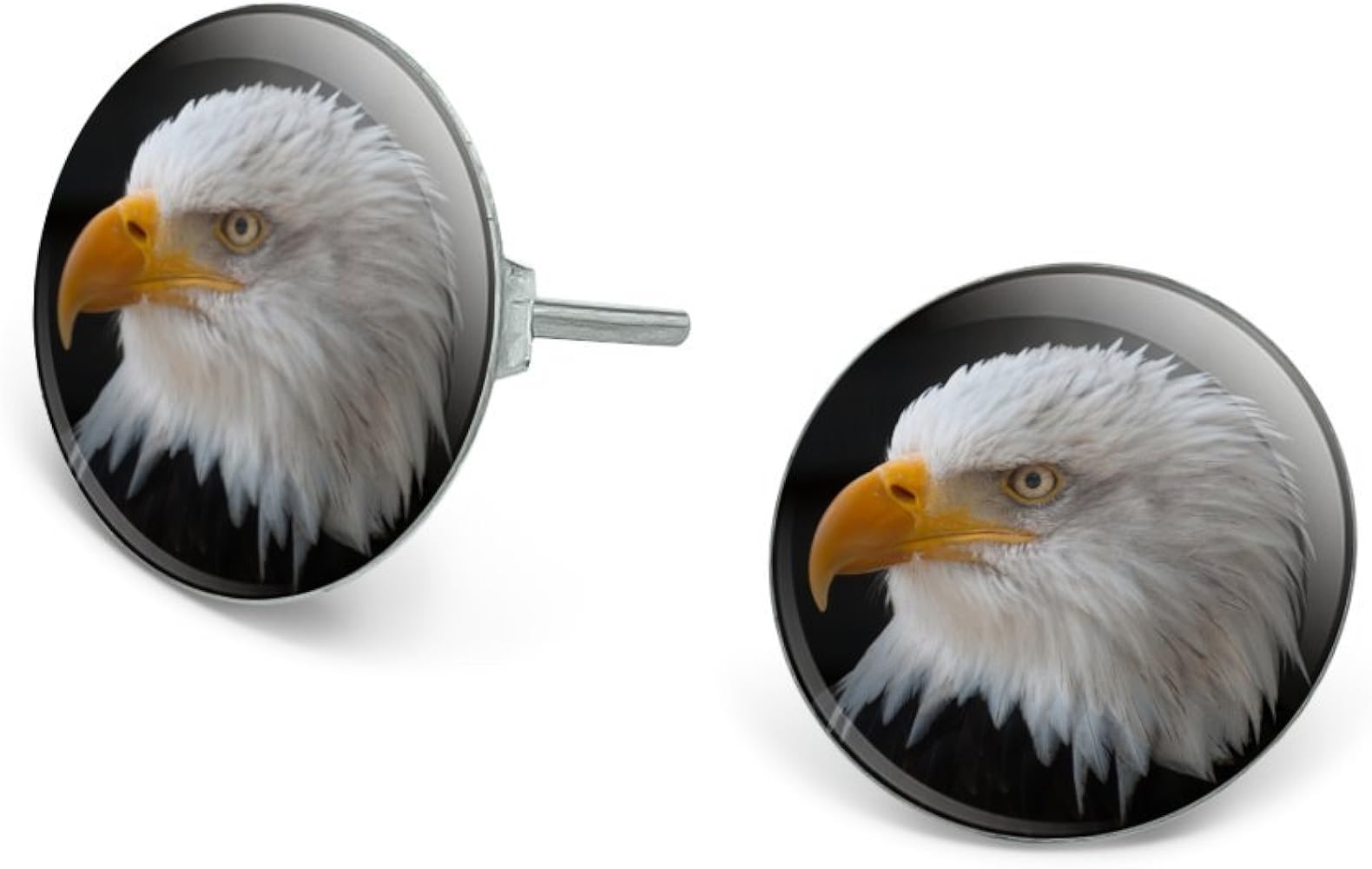 Amazon | GRAPHICS & MORE ストイック ハクトウシ ノベルティ シルバー