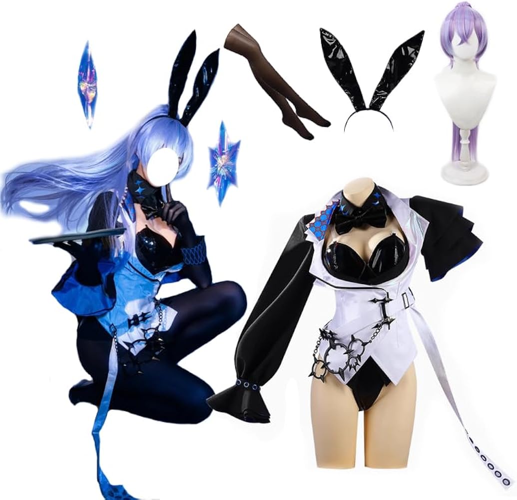 Amazon.co.jp: ｢Lemon COS｣星導ショウ バニーガール コスプレ衣装 星導