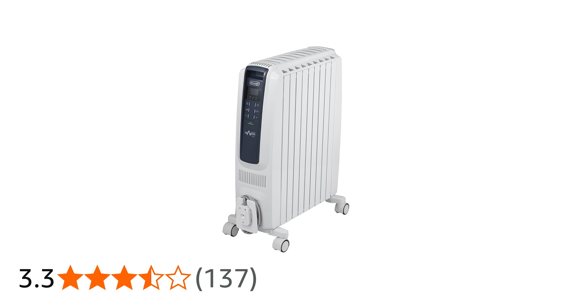 Amazon | デロンギ オイルヒーター ドラゴンデジタル スマート X字型