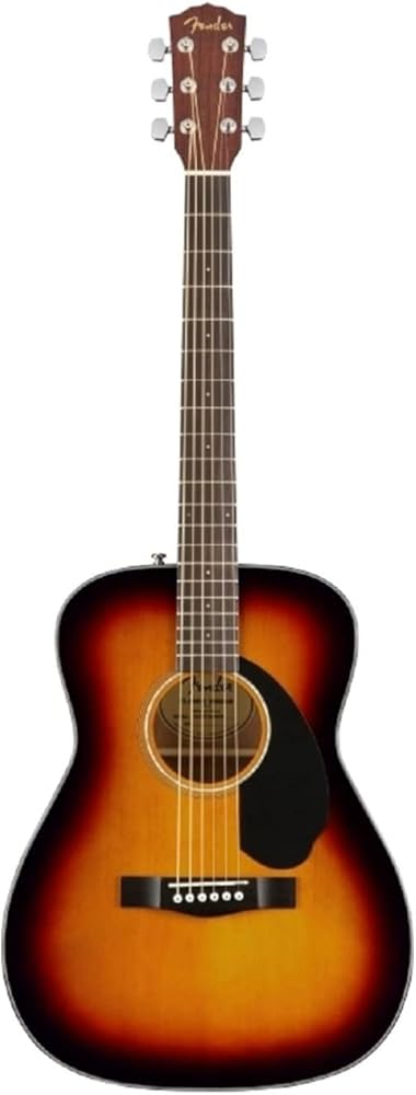Fender CC-60S Concert Acoustic Guitar, 3-Color Sunburst