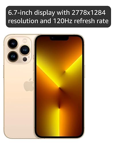 Amazon.com: Apple iPhone 13 Pro Max, 128GB, Gold - Unlocked