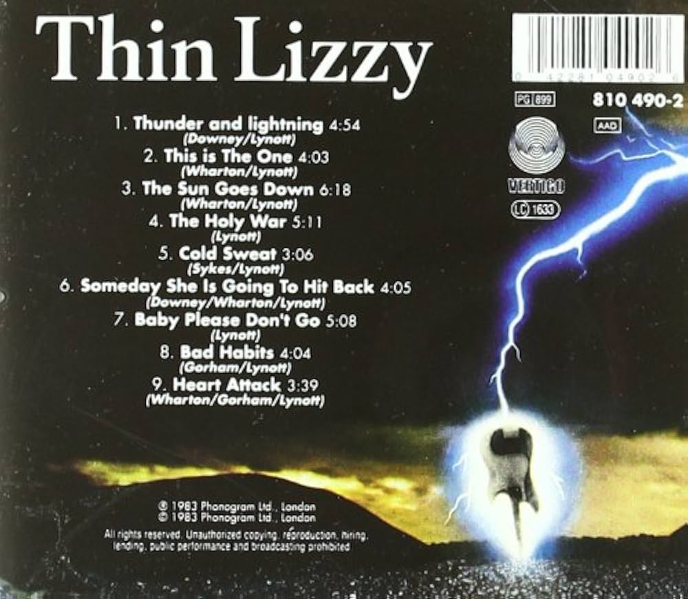 THIN LIZZY - Thunder & Lightning (ger) - Amazon.com Music