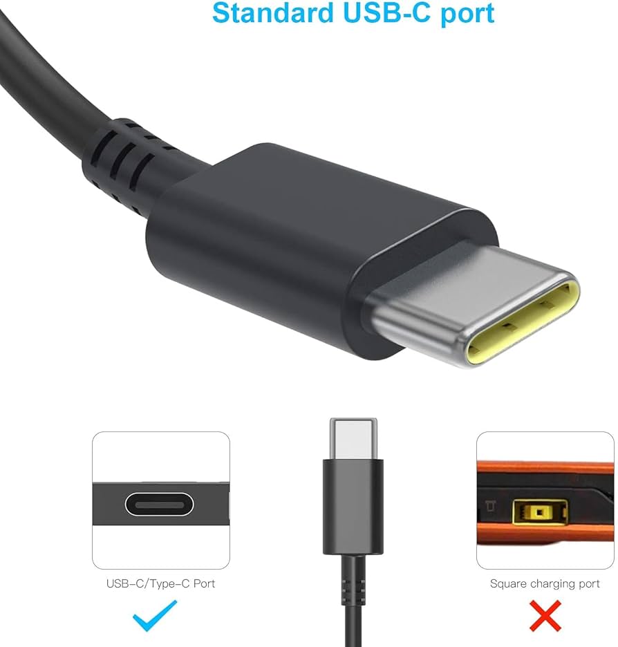 Amazon.com: 65W USB C Charger for Lenovo 500e Chromebook 1st 2nd