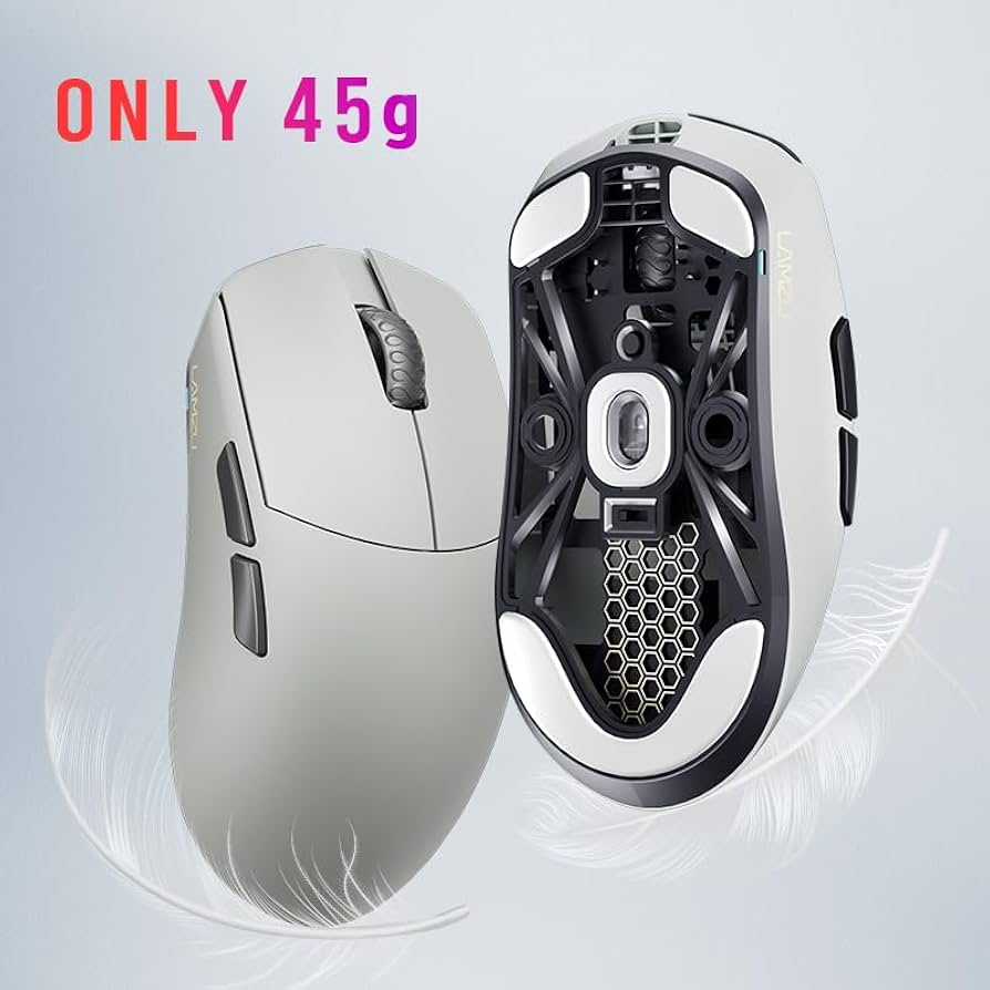 Amazon.co.jp: Lamzu Maya ゲーミングマウス White 軽量45g 26000DPI