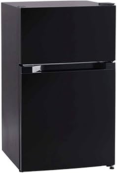Amazon | アイリスプラザ 冷蔵庫 87L ブラック 幅47cm PRC-B092D-B 直
