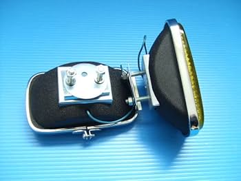 Amazon.co.jp: 当時物 グリル用 Pan製 15cm 角型 フォグランプ 旧車